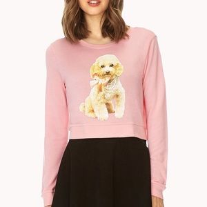 Forever21 pink dog top